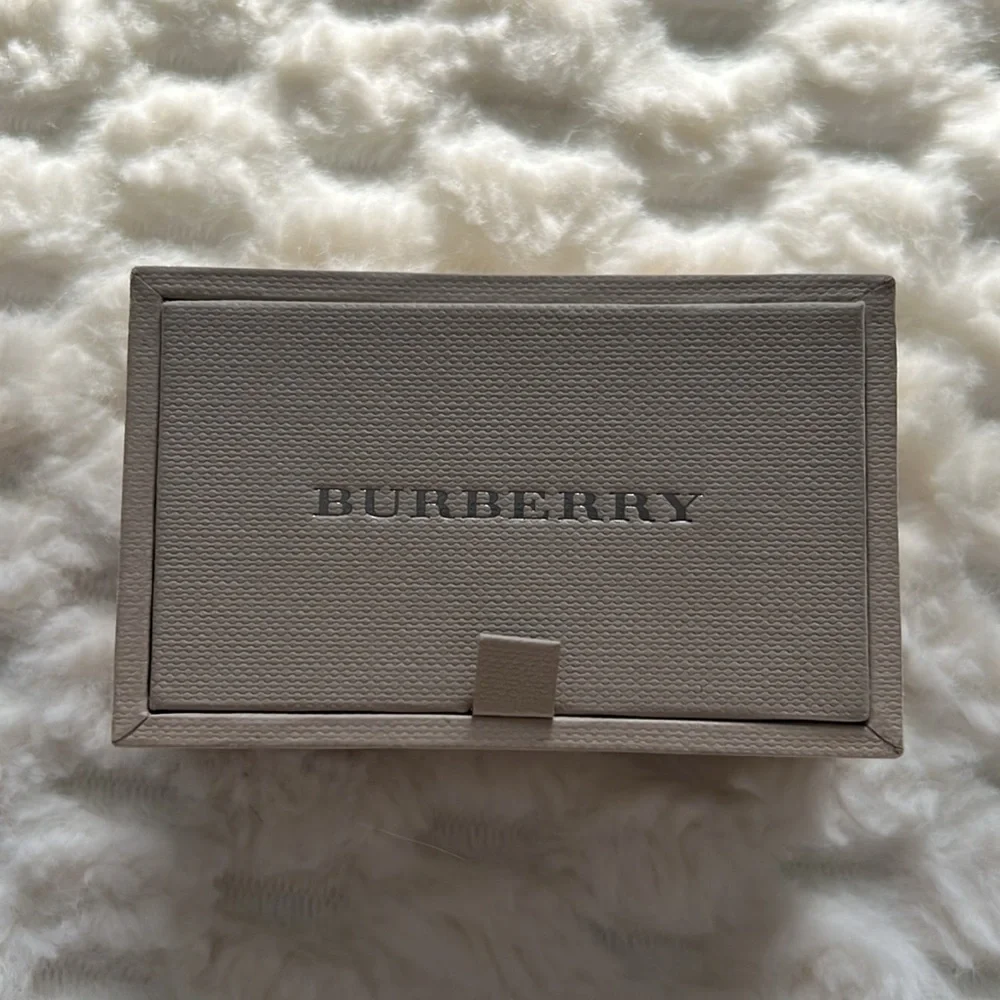 Burberry Circle Check Cuff Link-Authentic-NIB